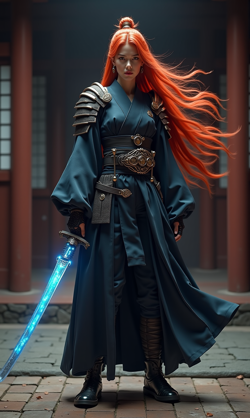 Concept art des Chroniques d'Urum : Guerrière Umudoshi